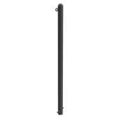 Ornamental bollard | Series 468B | � 60 mm | stationary, for casting in concretewith ground anchor, total length approx. 1400 mm | without lock | with 1 eyelet